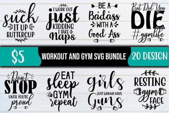 A Designer's Practical Review of the Workout Gym SVG Bundle