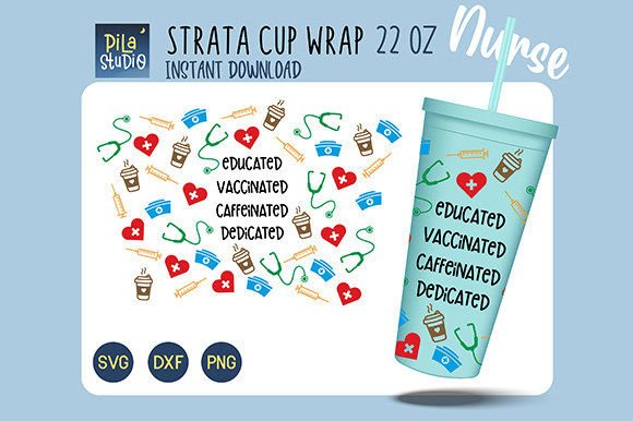 A Designer's Take on Nurse Strata Cup Graphics