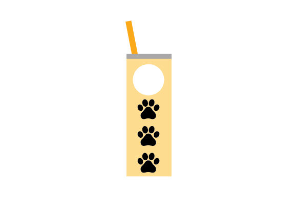 A Dog-Themed Tumbler Design for Crafts & Cup Branding