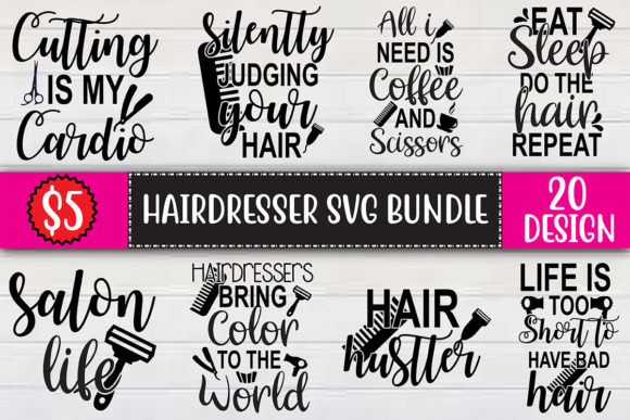 A Hairdresser SVG Bundle Review for Crafting Real Products