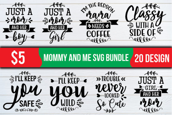 A Practical Crafter's Review of the Mommy and Me SVG Bundle