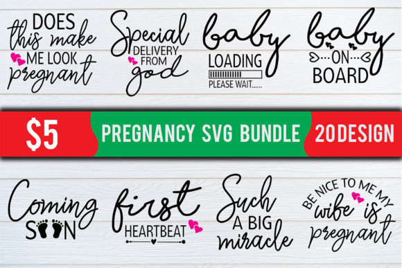 A Professional Review of the Pregnancy SVG Bundle for Marketing & Branding