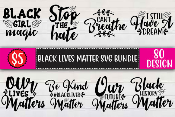 A Publisher's Review of the Black Lives Matter SVG Bundle