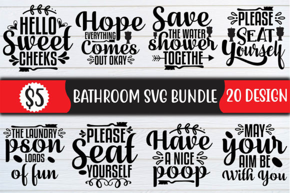 Beyond Clipart: A Brand Designer's Take on Bathroom SVG Bundles