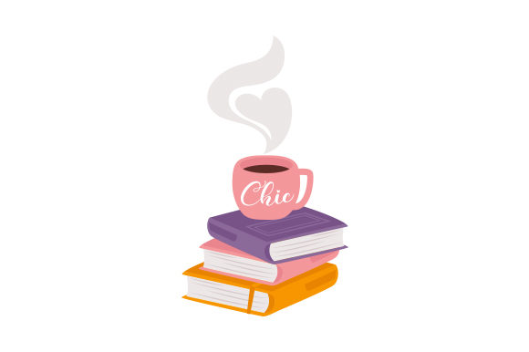 Brand Designer Review: Using a Stack of Books & Coffee Illustration