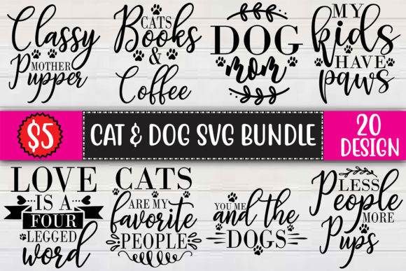 Cat Dog SVG Bundle: A Seller's Review for Digital Bundles