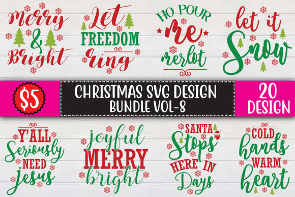 Christmas SVG Bundle Vol-8: A Publisher's Review