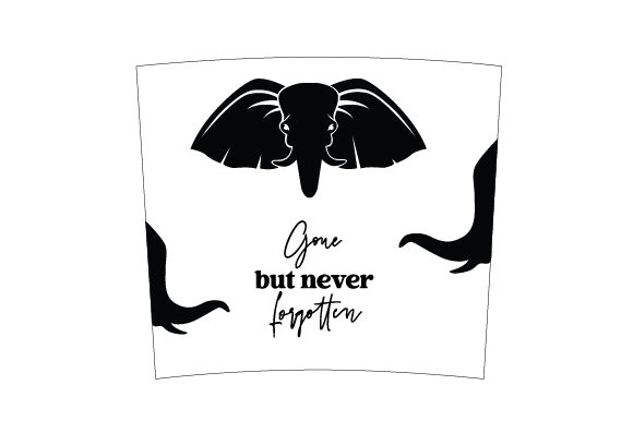 Crafting Elegant Brand Narratives with an Elephant Remembrance Tumbler Wrap