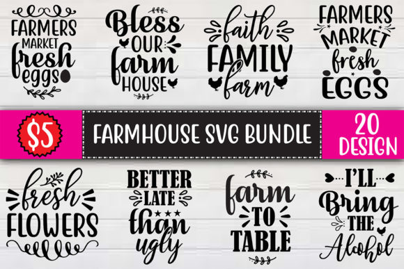 Farmhouse SVG Bundle Review for Product Creation