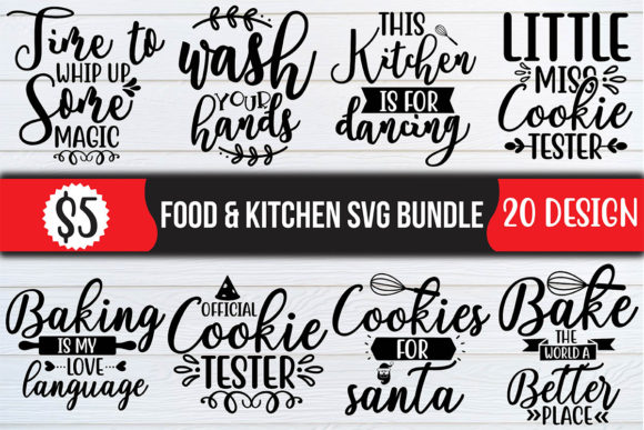 How This Food Kitchen SVG Bundle Supports Real Client Projects