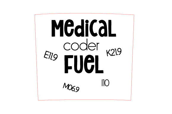 Medical Coder Fuel Tumbler Wrap: A Graphic Asset for Editorial Crafts