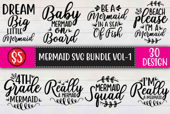 Mermaid SVG Bundle Vol-1: A Handmade Crafter's In-Depth Review