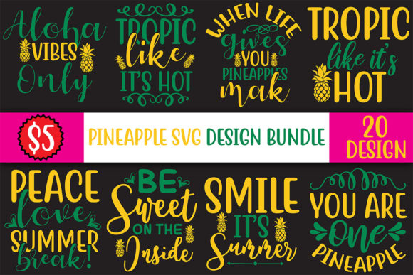 Pineapple SVG Design Bundle: A Practical Review for Creative Entrepreneurs
