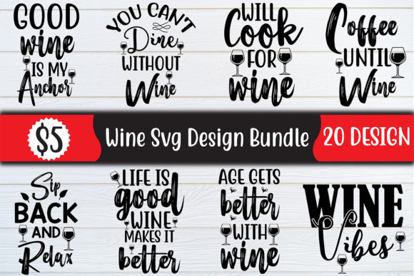 The Ultimate Wine SVG Bundle for Editorial Design